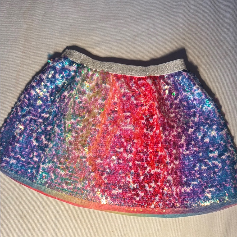 H&M Colorful Sequin Skirt - Girls 4-5Y - Picture 2 of 6